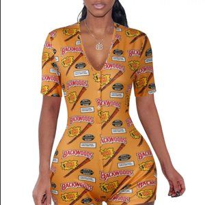 Backwoods Yellow Onesie Short Sleeves/Loungewear/Pajamas